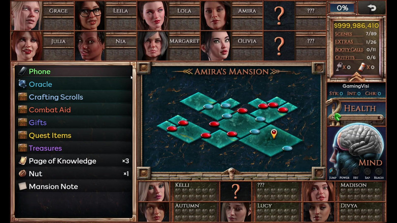 Gaming vision: Gameplay de la Symphonie du serpent avec sens du sexe,...