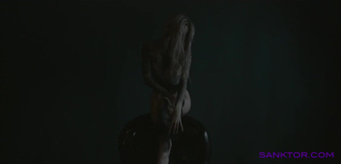 SANKTOR: Tattooed teen is dancing in the dark room