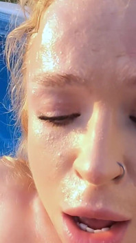Flexible Bikini Girl Fucked at the Pool