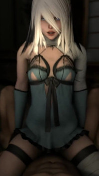 A2 Rides Cowgirl Nier Automata Parody