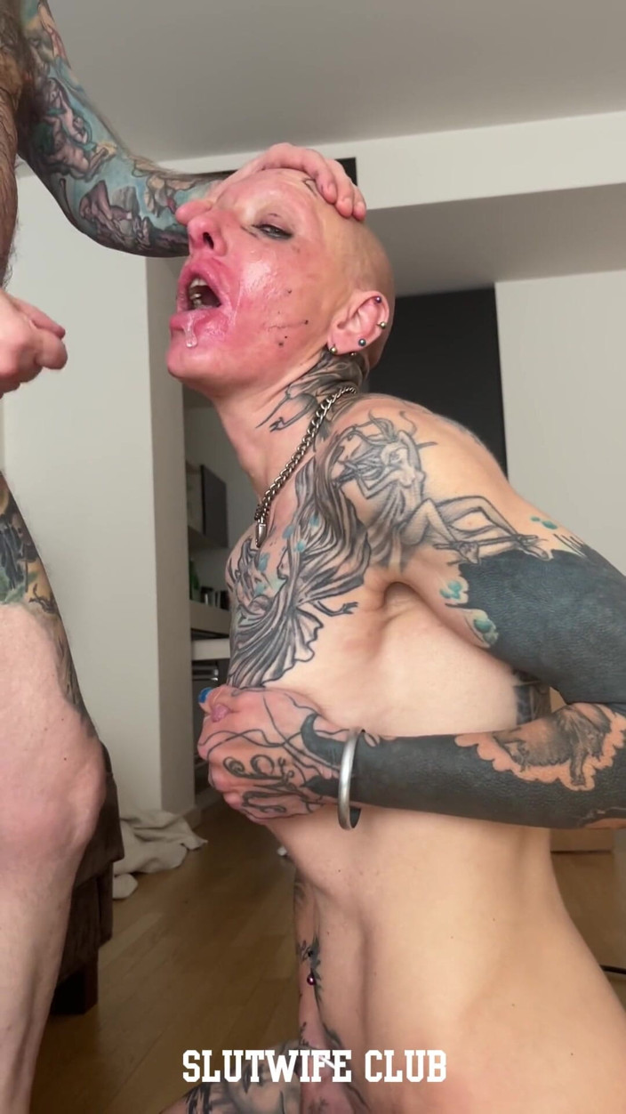 Slutwife Club: Fan-made Fucktoy Vilja’s Masked Deepthroat, Raw Ass Ride &amp; Sticky Finish