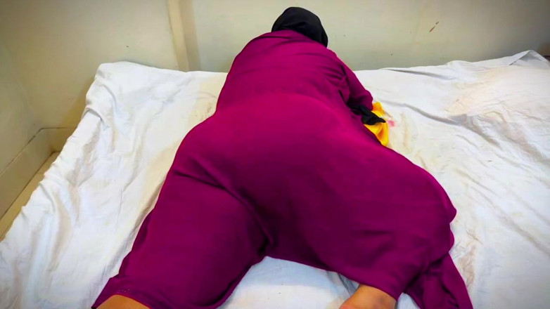 Your Boy's Cum: Lebanese Hot Maid Rest My Bed &amp; I See Her Big...