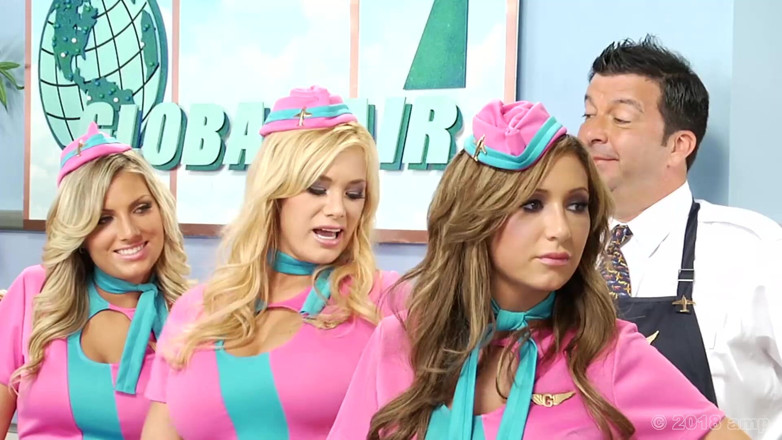 Adventures In Pornland: Not Airplane - Aeromoças - S6 - Kacey Jordan, Eric John