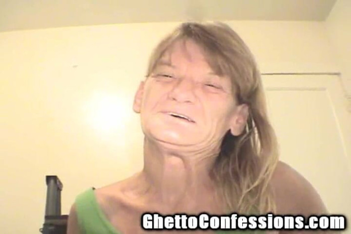 Ghetto Confessions: Ghetto farmor gumjob Hora Bigot avsugning Geezer Chin slampa!