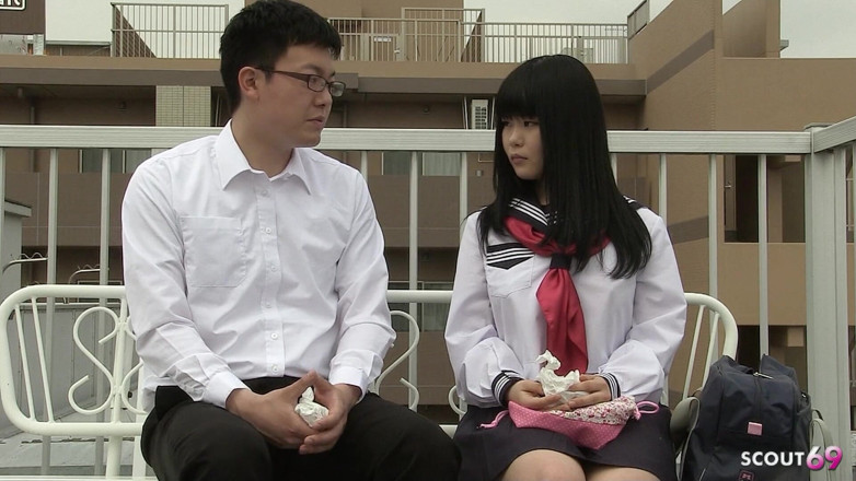 Asian porn collection: Petite Japanese Virgin Teen 18 Seduce Classmate to Defloration Sex in...