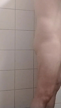 Hairy Gay in Shower
