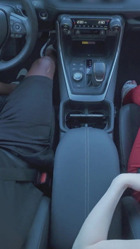 Lena chupa pau no carro