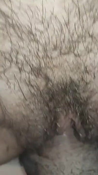 Oral in Bedroom and Hairy Pussy