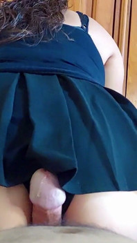 My Stepsister Was Wearing a Very Nice T-shirt Under Her Miniskirt, and She Let Me Enjoy It