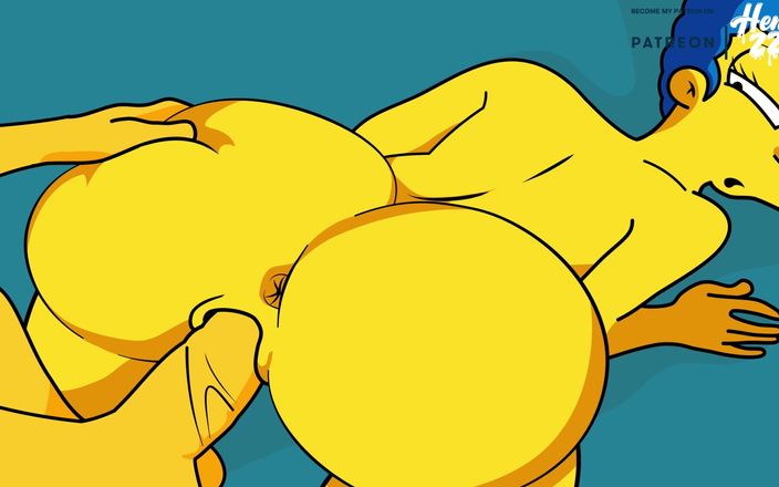 Hentai ZZZ: Simpsons Homer i Marge Cartoon Porno Video