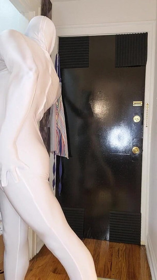 Kennie Jai: Kenniejai usa whte spandex e porra