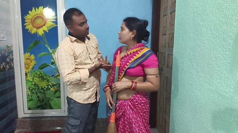 Sona bhabhi: Village Desi żona hard-core sex z jej Debar. Kiedy jej męża...