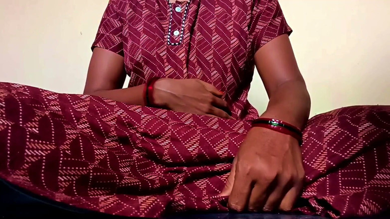 Ammukutty88: Ammu squeezes her breasts while wearing her nightie, turning up...