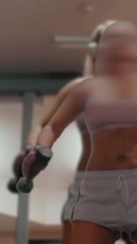 Wifey Gets All Hot and Sexy in the Gym