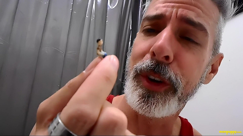 Man Puppy: Dạy bạn cạo lông - Daddy Giant 8