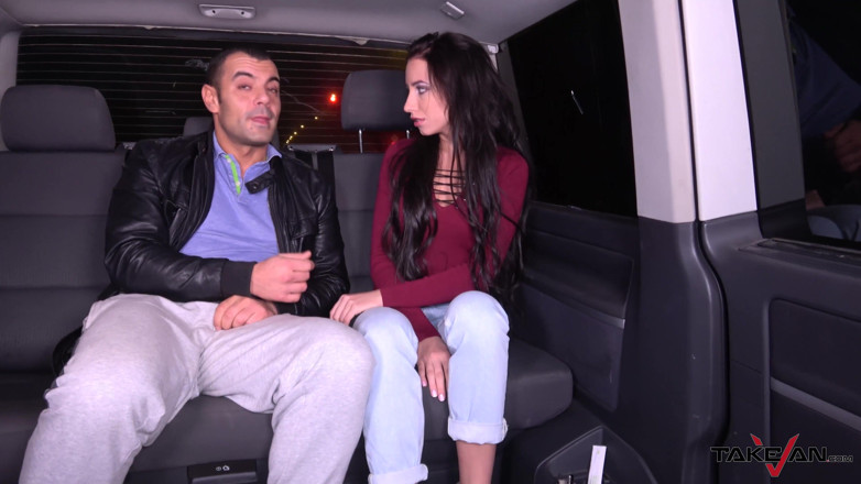 Take Van: Russian babe found on night hunt of dude in van...