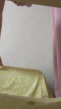 Girls Only Apartment in Japan, a Room Where Observe Sexy Mini Dress Girl's Wedgie G-string, Fishnet Stocking From Under the Desk