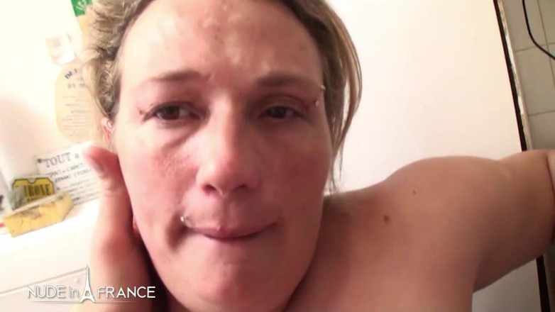 Nude in France: BBW mature in sexy lingerie hungry of cock hard banged...