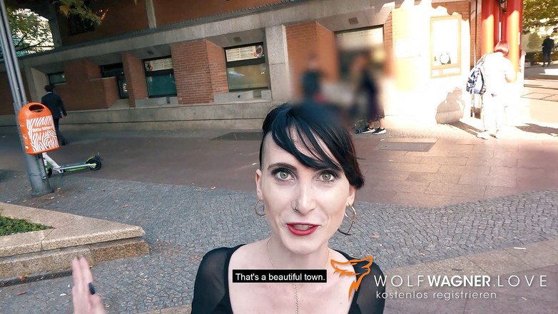 Wolf Wagner.love: Lou Nesbit! Dívka se sexy postojem šuká v hotelu! Vlk Wagner