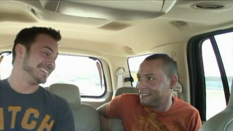 BAREBACK STUDIO FROM BARCELONA: Suking His Friend in the Car Driginv