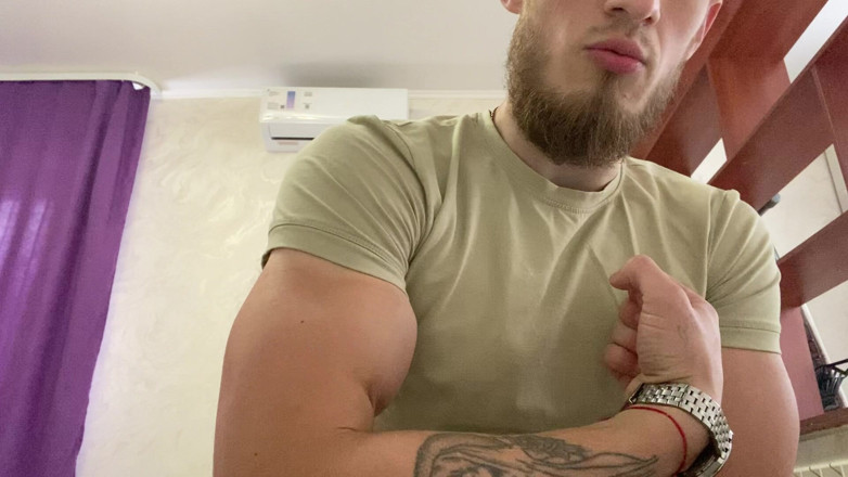 Hunky time: Worship My Muscles and Hairy Body