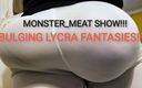 Monster meat studio: Выпуклость в нейлоне после экстремальной накачки!
