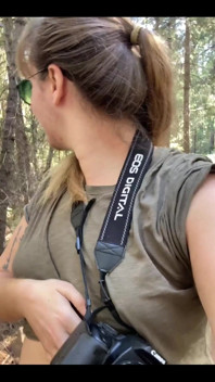 Flashing My Hairy Body on a Hike!
