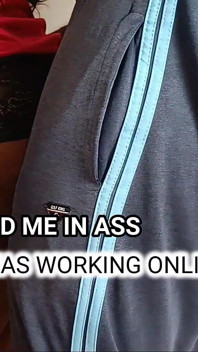 Husband Fucked Cum on Ass When Working -2