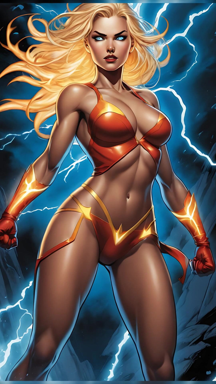 LustRender: Slideshow flare Thunder Gale Electric telanjang