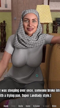 Grandmas house #02 - 60 plus tante seksi menggoda cowok berumur yang beruntung dengan pantat montoknya - game porno 3d