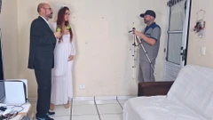 La mariée et sa photographe coquine