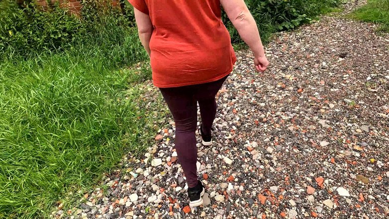 Bouncy Tits Action: Alternating Vagina and Tits Beating in the Workshop