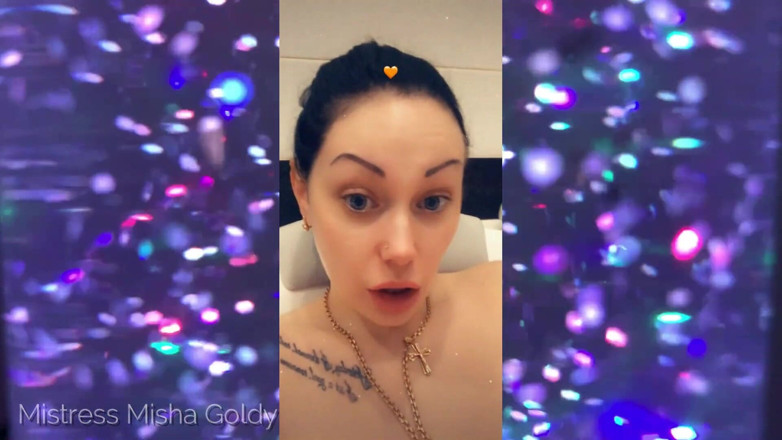 Goddess Misha Goldy: 앱 세션 녹화! 바퀴를 회전 - 굴욕 작업을 얻을!