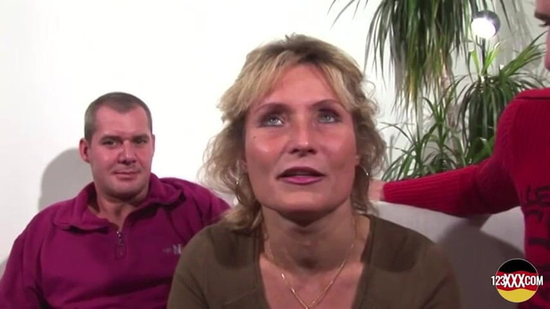 123XXX - 100% Amateurs: Horny MILF Loves It When Two Dick Are Inside Her...