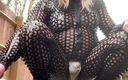 Kellycd: Amatir crossdresser kellycd2022 milf seksi di pvc catsuit dan sepatu...