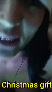 Hard Cock Receives the Best Christmas Blowjob with Deep Throat and an Exciting Cumshot