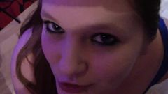 AmateurBBW: His Girlfriend Calls While I Blow