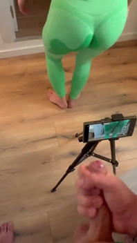 Lucky Guy Masturbates While His Girlfriend Shoots Porn Videos!!