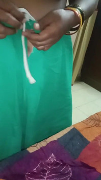 Tamil Woman Pretends to Take off Her Clothes in Front of Her Husband