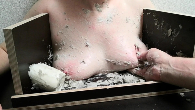 Bouncy Tits Action: The tit waxing machine 3