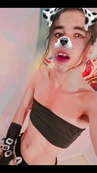 Masturbating