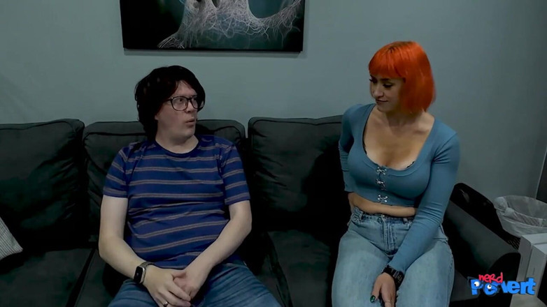 Nerd Pervert: Lolla Rae - rothaariger gobbler