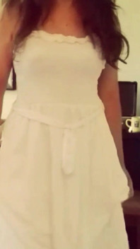 Classy Elegant - White Cami Dress
