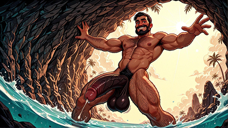 Erotic Man: Rock Hard Men Ai Art