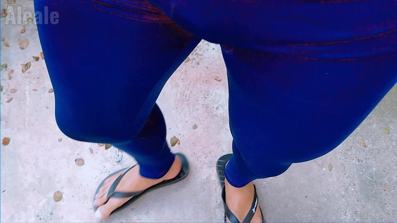 Ale Ale: Blue Spandex Suit