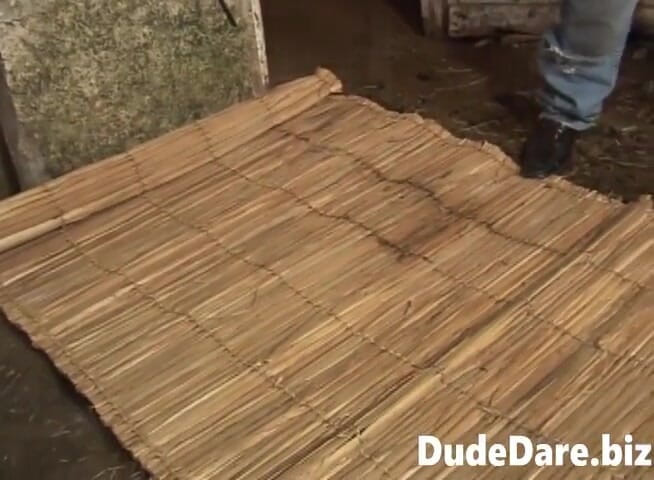 DudeDare: Horny cowboy rides his worker hardcore at the staple