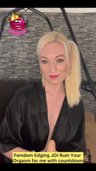 Femdom Edging JOI Ruin Your Orgasm for Me with Countdown.