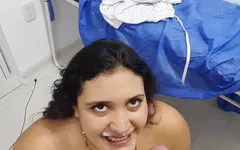 Hot Nurse Jams on Her Moribund Patient's Huge Cock