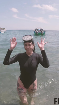 Caribbean Sea Menerima Cermin mata menyelam bertatah dewi