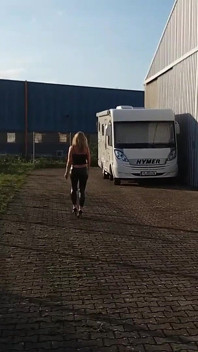 Reife in Engen Schwarzen Leggings